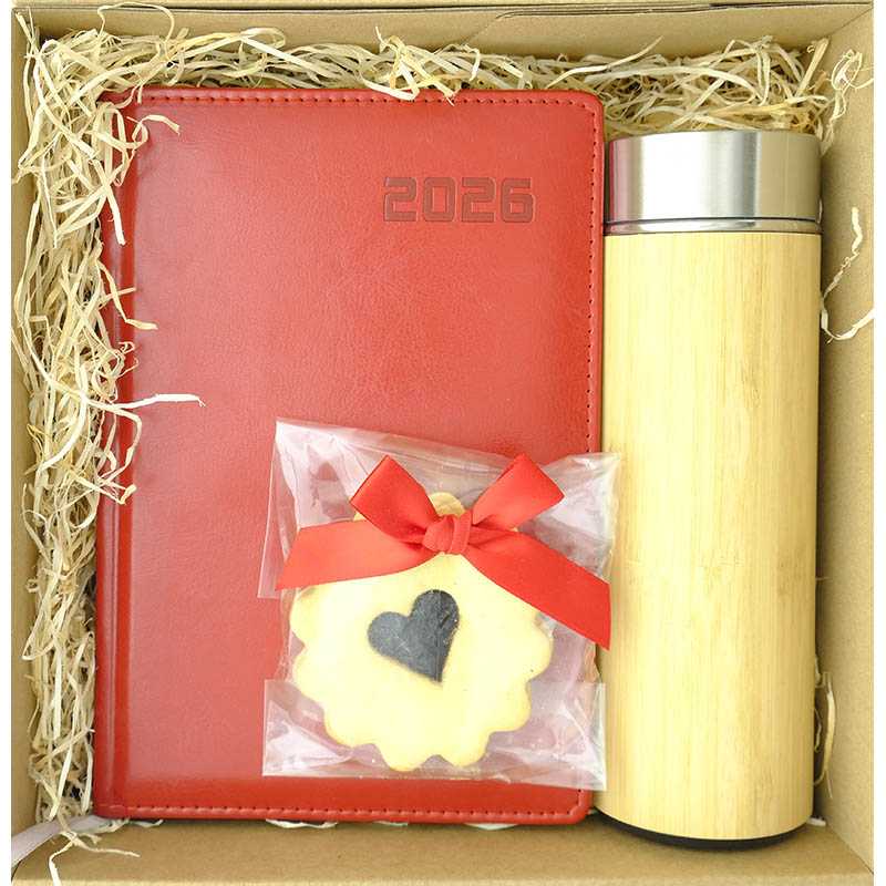 Vianočná darčeková sada Diár a linecký koláč