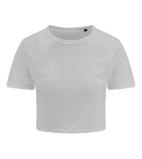 Dámske tričko (Just Ts GIRLIE TRI-BLEND CROPPED T) > biela (solid) > XS