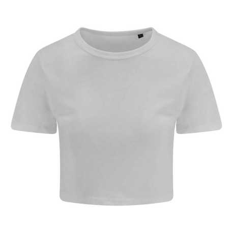 Dámske tričko (Just Ts GIRLIE TRI-BLEND CROPPED T) > biela (solid) > M