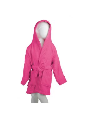 Detský župan (THE ONE Kids Bathrobe) > ružová (magenta) > 152/164
