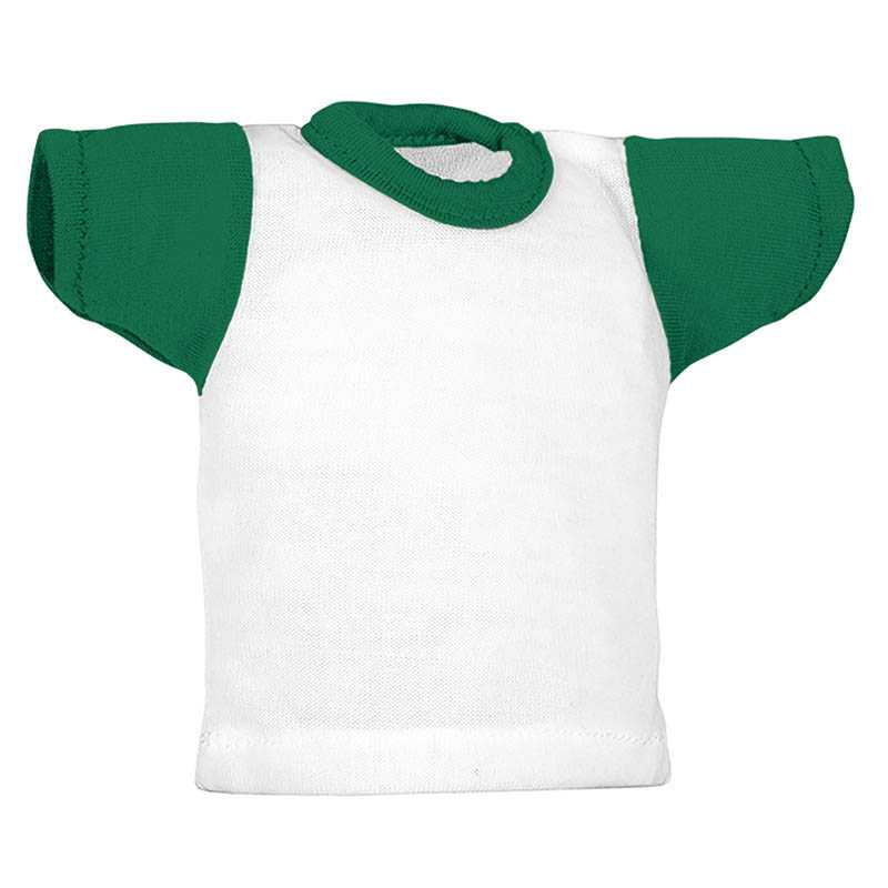 Mini tričko (MINICAMISETA) > biela / zelená (kelly)