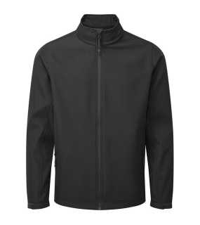 Pánska bunda (Premier MEN’S WINDCHECKER® PRINTABLE & RECYCLED SOFTSHELL JACKET)>čierna>L