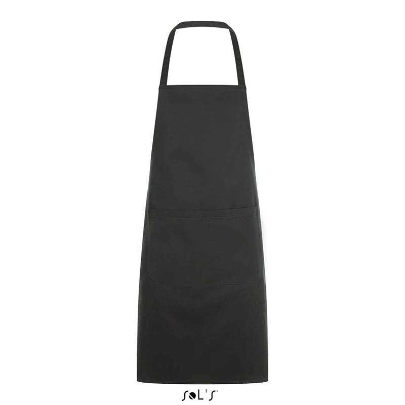 Zástera(SOL'S GRAMERCY LONG APRON WITH POCKET) > šedá (dark)