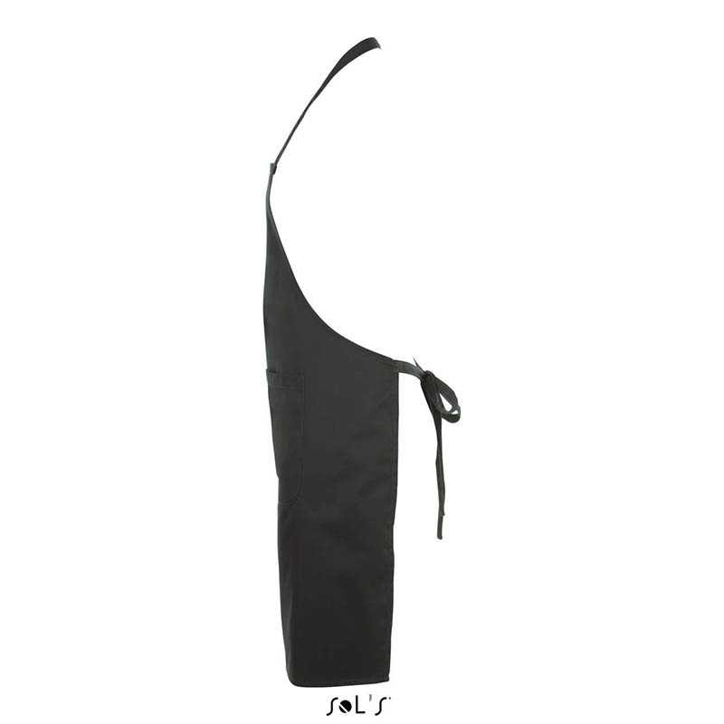 Zástera(SOL'S GRAMERCY LONG APRON WITH POCKET) > šedá (dark)