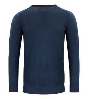 Pánsky sveter (James Harvest MERINO U-NECK) > modrá (navy) > M