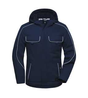 Pánska bunda (JN Workwear Softshell Padded Jacket SOLID) > modrá (navy) > XL