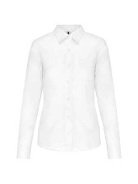 Dámska košeľa (KARIBAN LADIES LONG SLEEVE SHIRT) > biela > M