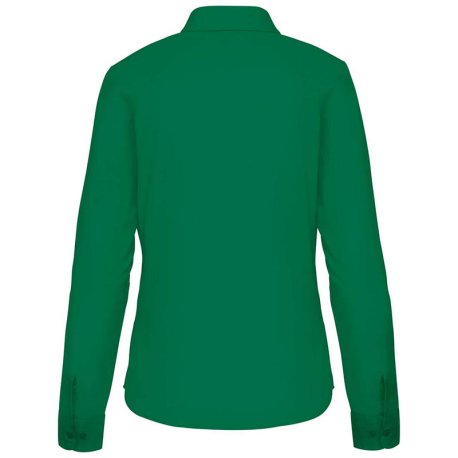 Dámska košeľa (KARIBAN LADIES LONG SLEEVE SHIRT) > zelená (kelly) > 2XL
