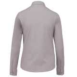 Dámska košeľa (KARIBAN LADIES LONG SLEEVE SHIRT) > strieborná > XL