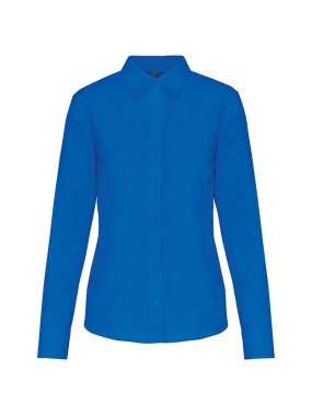 Dámska košeľa (KARIBAN LADIES LONG SLEEVE SHIRT) > modrá (light royal) > XS