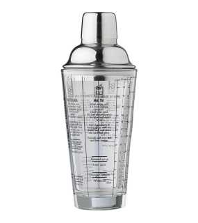 Sklenený šejker na koktejly (400ml) > neurčitá