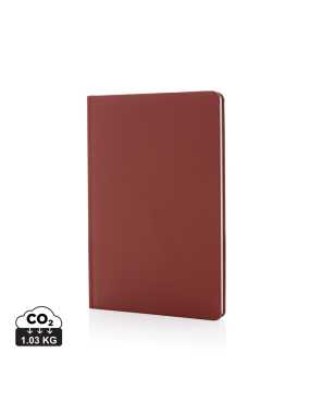 Kamenný poznámkový blok A5 Impact s tvrdou väzbou > červená