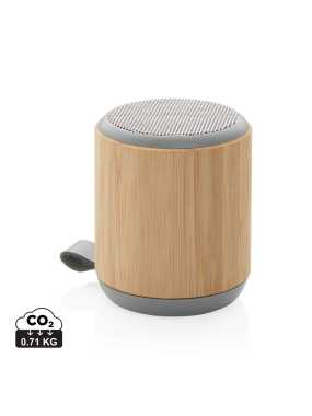 Bambusový bezdrôtový reproduktor 3W > hnedá