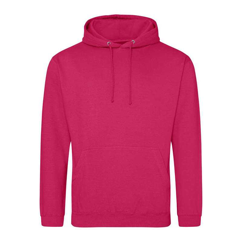 Unisex mikina (AWDis COLLEGE HOODIE) > ružová (festival fuchsia) > 2XL