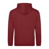 Unisex mikina (AWDis COLLEGE HOODIE) > červená (hot) > 2XL