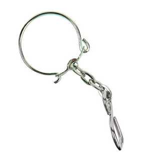 Kľúčenka (MBW Keychain with S-hook) > strieborná