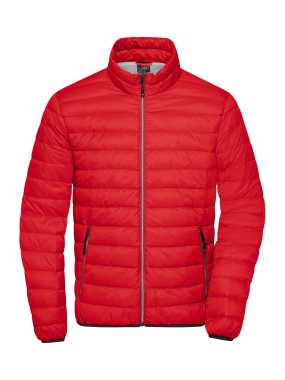 Pánska bunda(JN Mens Down Jacket) > červená / strieborná > M