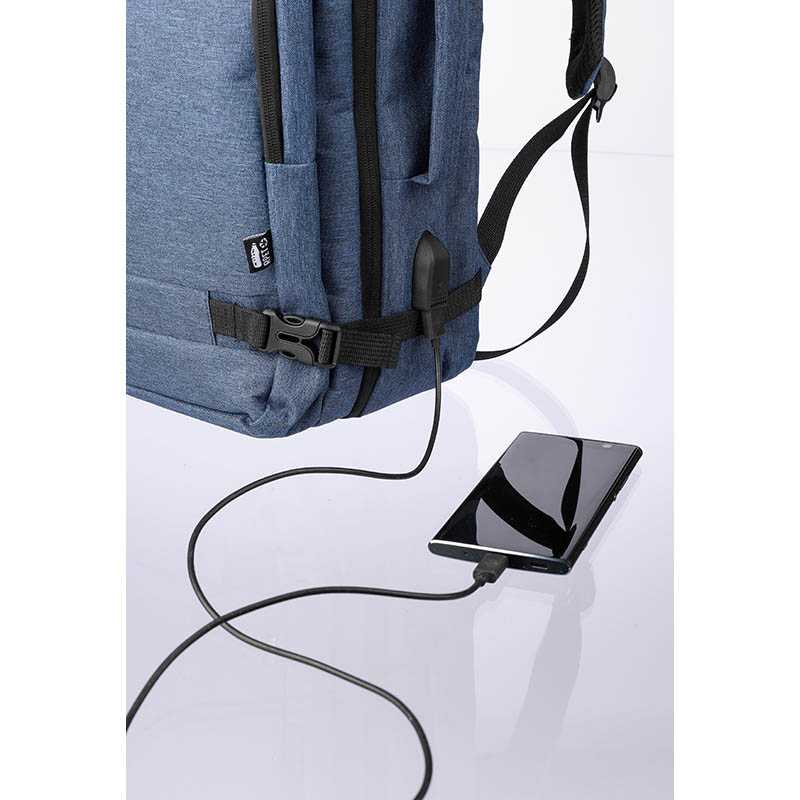 Ruksak/taška z 300D RPET Malcolm > béžová