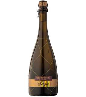 Ostrožovič-Víno/Sága/biele polosuché, sýtené víno z odrody Furmint, 10,6%, 2022,(0,75l)