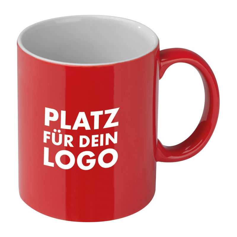 Keramický hrnček > červená