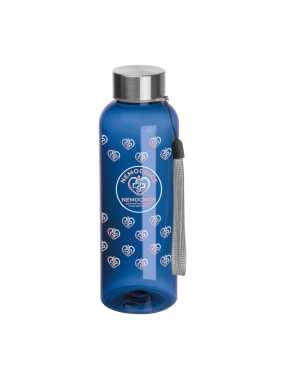 Fľaša z RPET, 500 ml > modrá (potlač loga v cene)