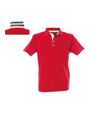Unisex polokošeľa (RICCIONE  by JR) > červená (italy) > S