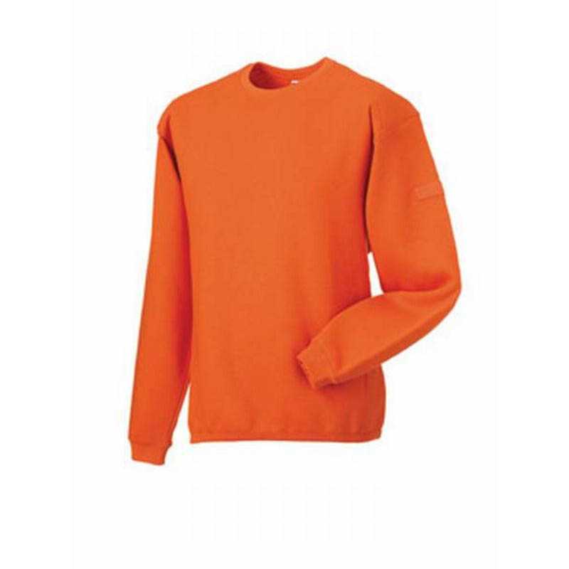 Pánska mikina(Heavy Duty Crew Neck RUSSELL) > oranžová > XS