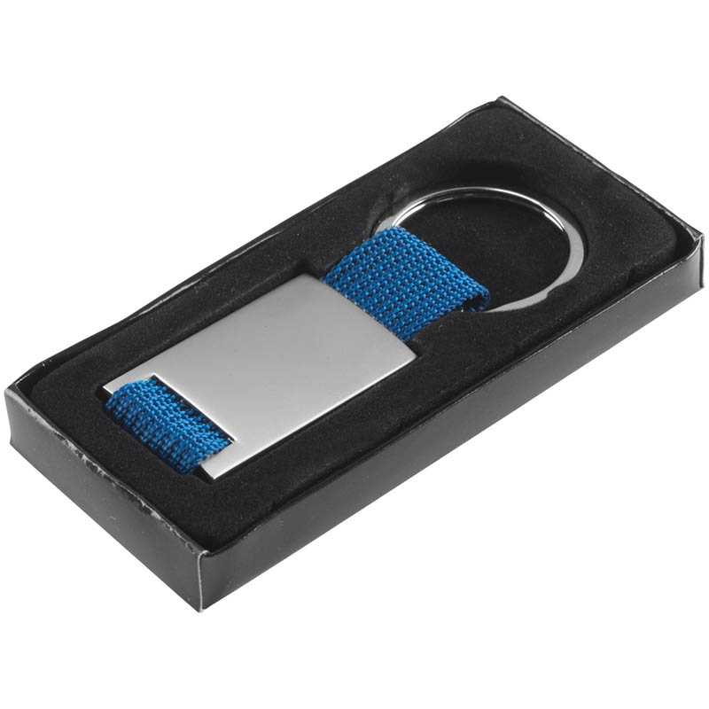 Kovová kľúčenka > modrá (dark)