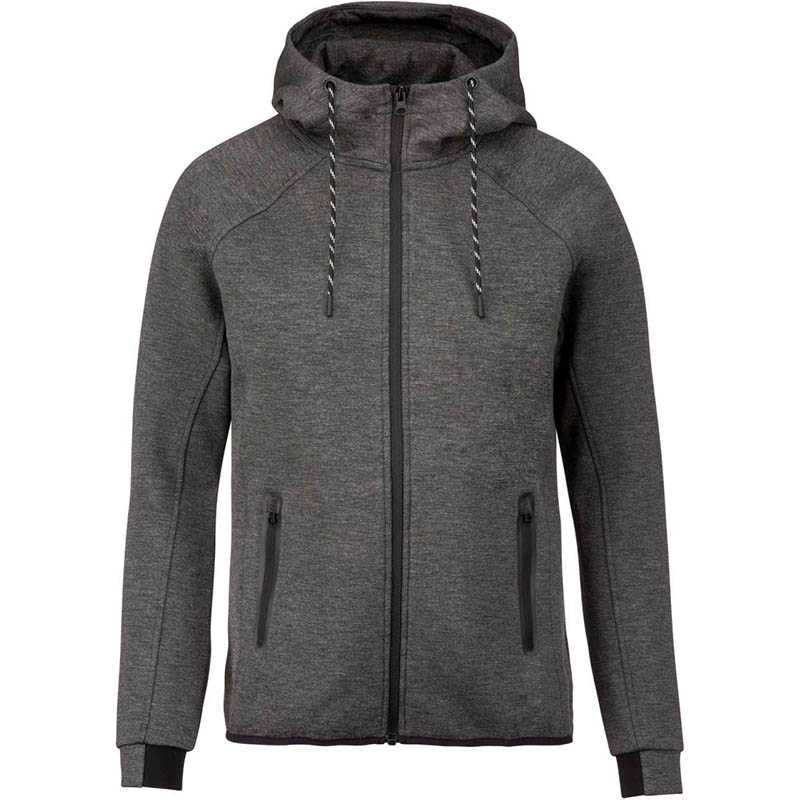 Pánska mikina (Proact"MEN'S PERFORMANCE HOODIE") > šedá (deep heather) > S