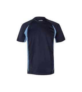 Pánske tričko (VELILLA TWO-TONE TECHNICAL T-SHIRT) > modrá (navy) / modrá (sky) > M