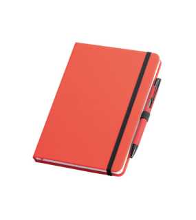 Poznámkový blok A5 s perom > červená