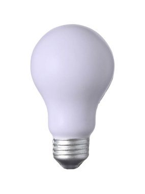 Antistresová hračka v tvare žiarovky > biela