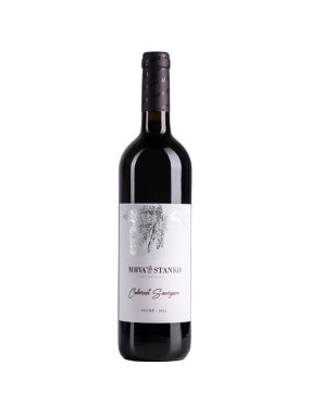 Mrva & Stanko-Víno /Cabernet Sauvignon/JVO, červené suché,24°NM, 2021,(0,75l)