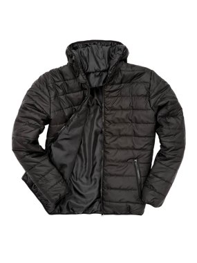 Pánska bunda(RESULT SOFT PADDED JACKET) > čierna > XS