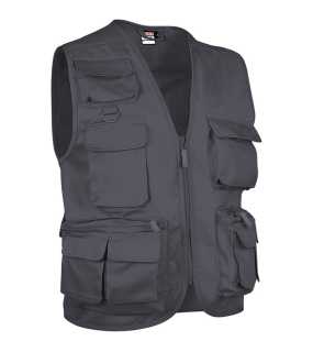 Unisex vesta (SAFARI) > šedá (charcoal) > S