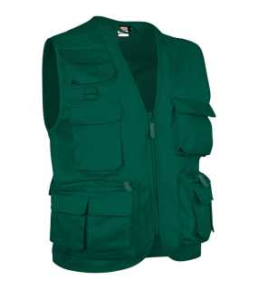 Unisex vesta (SAFARI) > zelená (bottle) > M