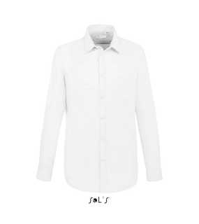 Pánska košeľa (SOL'S BOSTON FIT - LONG SLEEVE OXFORD SHIRT) > biela > M