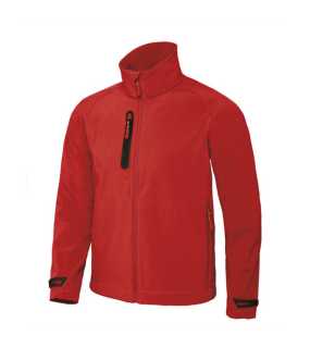 Pánska bunda (B&C X-LITE SOFTSHELL/MEN) > červená (deep) > XL