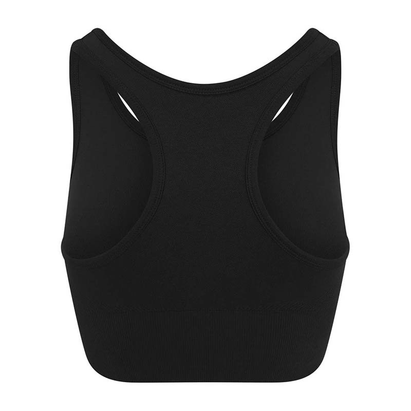 Dámske tielko (Just Cool WOMEN'S COOL SEAMLESS CROP TOP) > čierna (jet) > XL