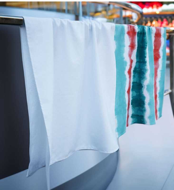 Sublimačný uterák (OLIMA SUBLIMATION TOWEL) > biela > 50x100 cm