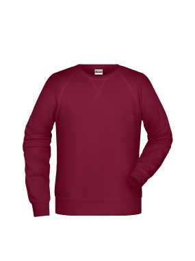 Pánska mikina(JN Mens Sweat) > červená (wine) > 4XL