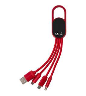 4v1 nabíjací kábel > červená