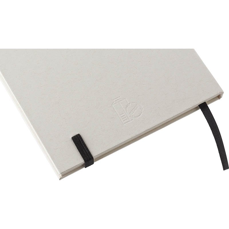 Zápisník A5 z recyklovaných kartónov > čierna / biela