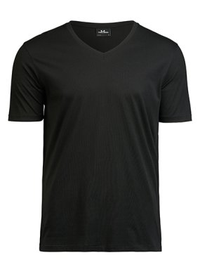 Unisex tričko (Tee Jays Mens Luxury V-Neck Tee) > čierna > 3XL