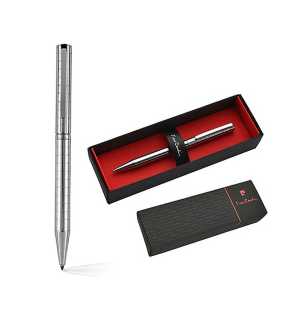 Kovové guľôčkové pero s otočným mechanizmom "PIERRE CARDIN" > strieborná