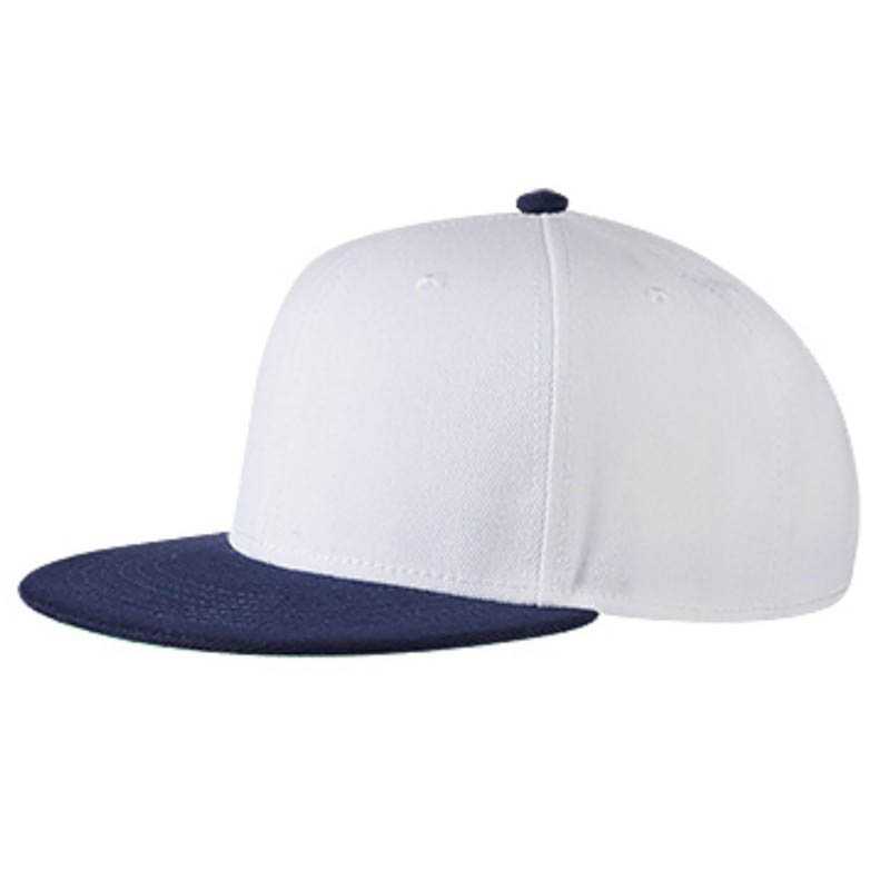 6 panelová šiltovka > biela / navy