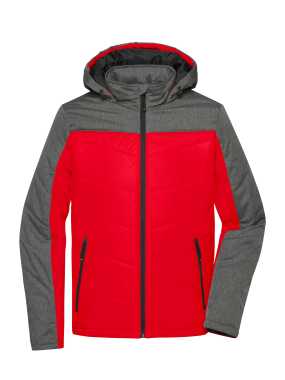 Pánska bunda(JN Mens Winter Jacket) > červená / šedá (anthracite melange) > XL