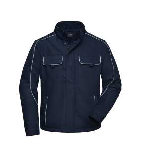 Pánska bunda (JN Workwear Softshell Jacket SOLID) > modrá (navy) > L