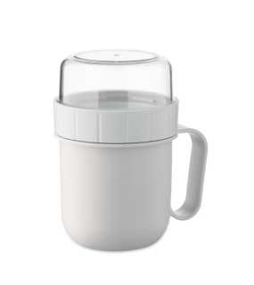 Cestovný hrnček z PP 450 ml > biela