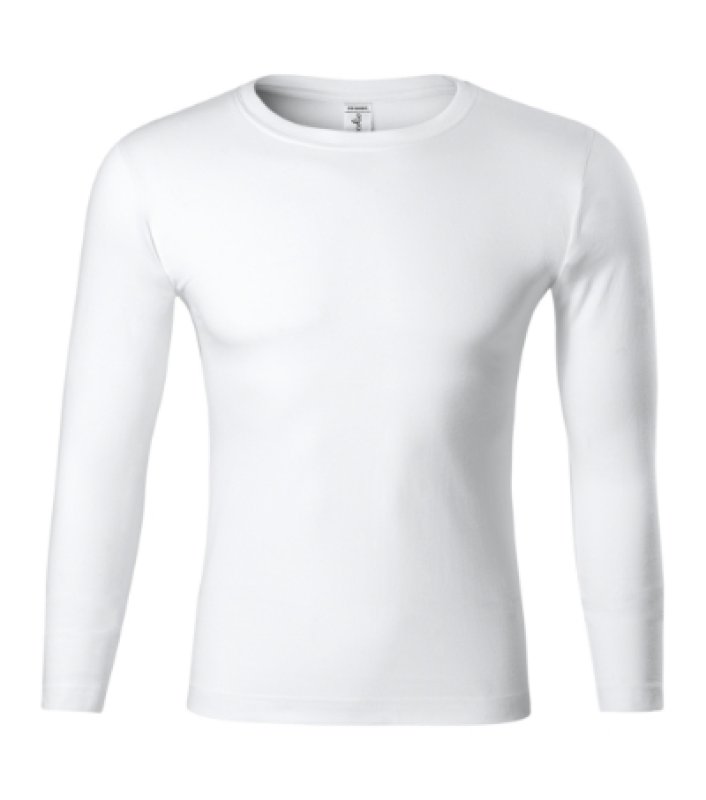 Unisex tričko (PICCOLIO Progress LS) > biela > 3XL